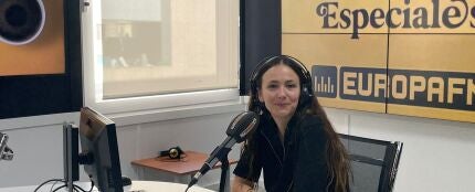 Rigoberta Bandini, en los estudios de Europa FM en Barcelona