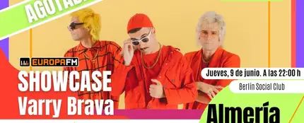 Agotadas las invitaciones para ver a Varry Brava el 9 de junio en Almería Agotadas las invitaciones para ver a Varry Brava el 9 de junio en Almería