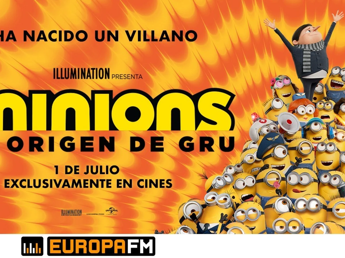 Visible Janice veterano Cerrado el concurso para ver en el cine 'MINIONS: EL ORIGEN DE GRU' antes  de su estreno | Europa FM
