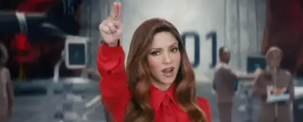 LShakira en el vídeo de 'Don't you worry' LShakira en el vídeo de 'Don't you worry'