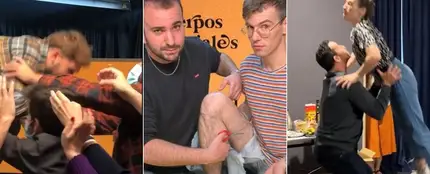 Dani Fernández, Zzoilo y Pablo Puyol, en 'Cuerpos especiales' Dani Fernández, Zzoilo y Pablo Puyol, en 'Cuerpos especiales'