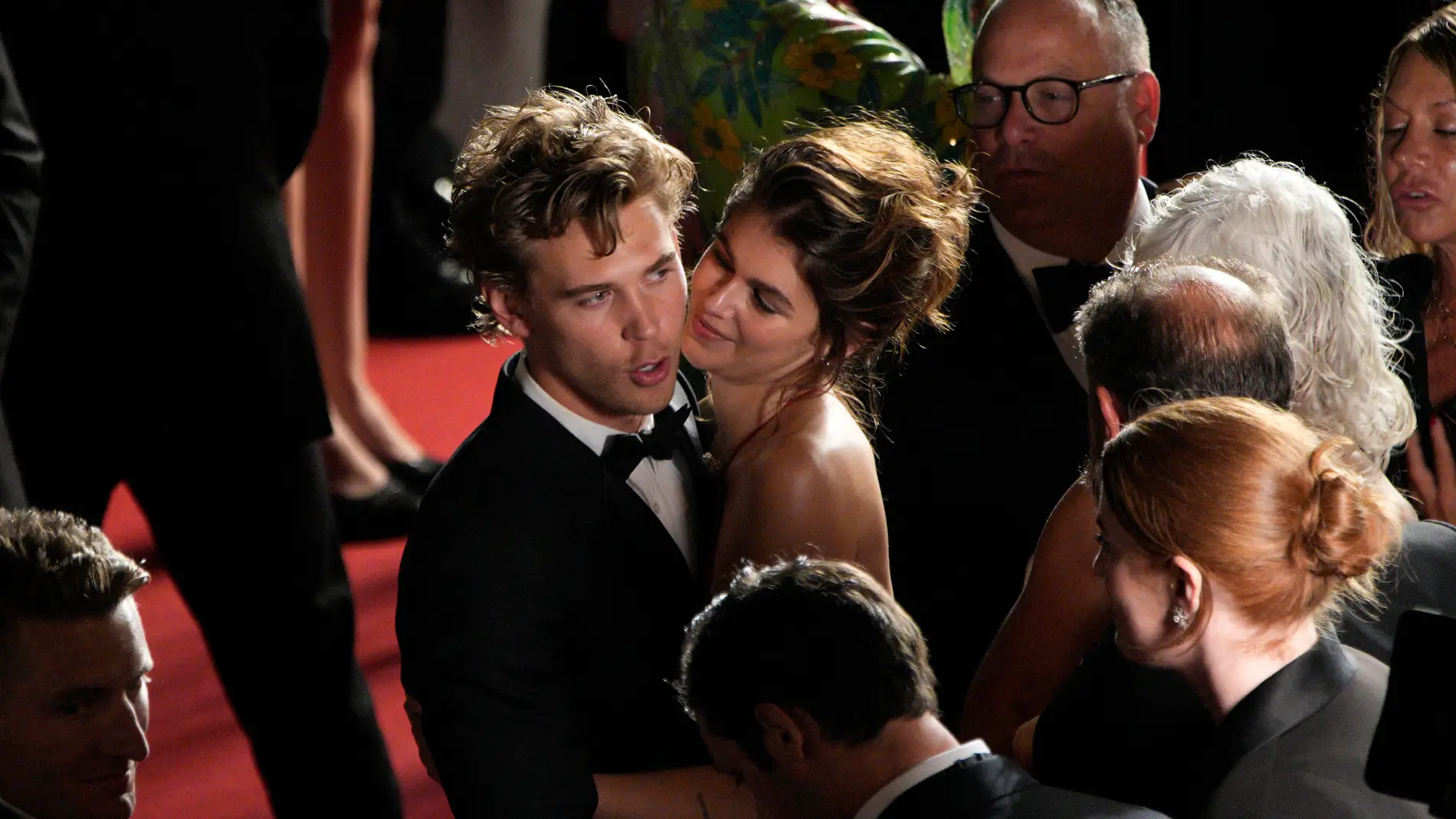 Austin Butler and Kaia Gerber, on the red carpet at Cannes in May 2022