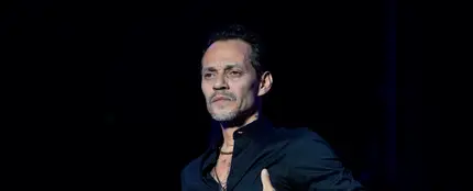 Marc Anthony, durante su concierto en Madrid Marc Anthony, durante su concierto en Madrid