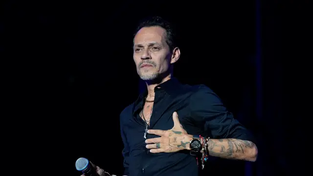 Marc Anthony, durante su concierto en Madrid