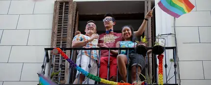 El barrio de Chueca, en Madrid, durante las fiestas del Orgullo LGTBIQ+ El barrio de Chueca, en Madrid, durante las fiestas del Orgullo LGTBIQ+