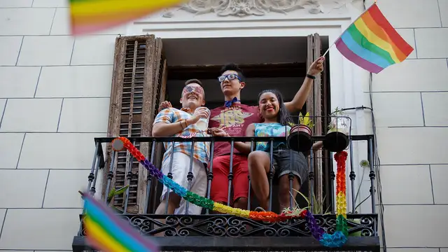 El barrio de Chueca, en Madrid, durante las fiestas del Orgullo LGTBIQ+
