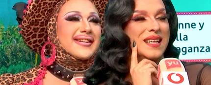 Sharonne y Estrella Xtravaganza presentan 'Reinas al rescate'. Sharonne y Estrella Xtravaganza presentan 'Reinas al rescate'.