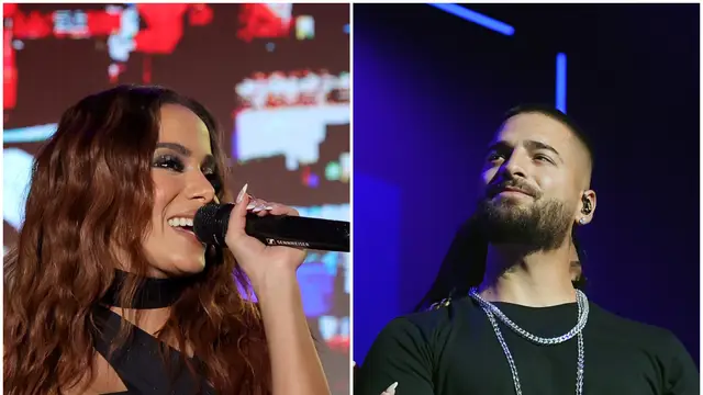Maluma y Anitta, artista colombiano y cantante brasileña