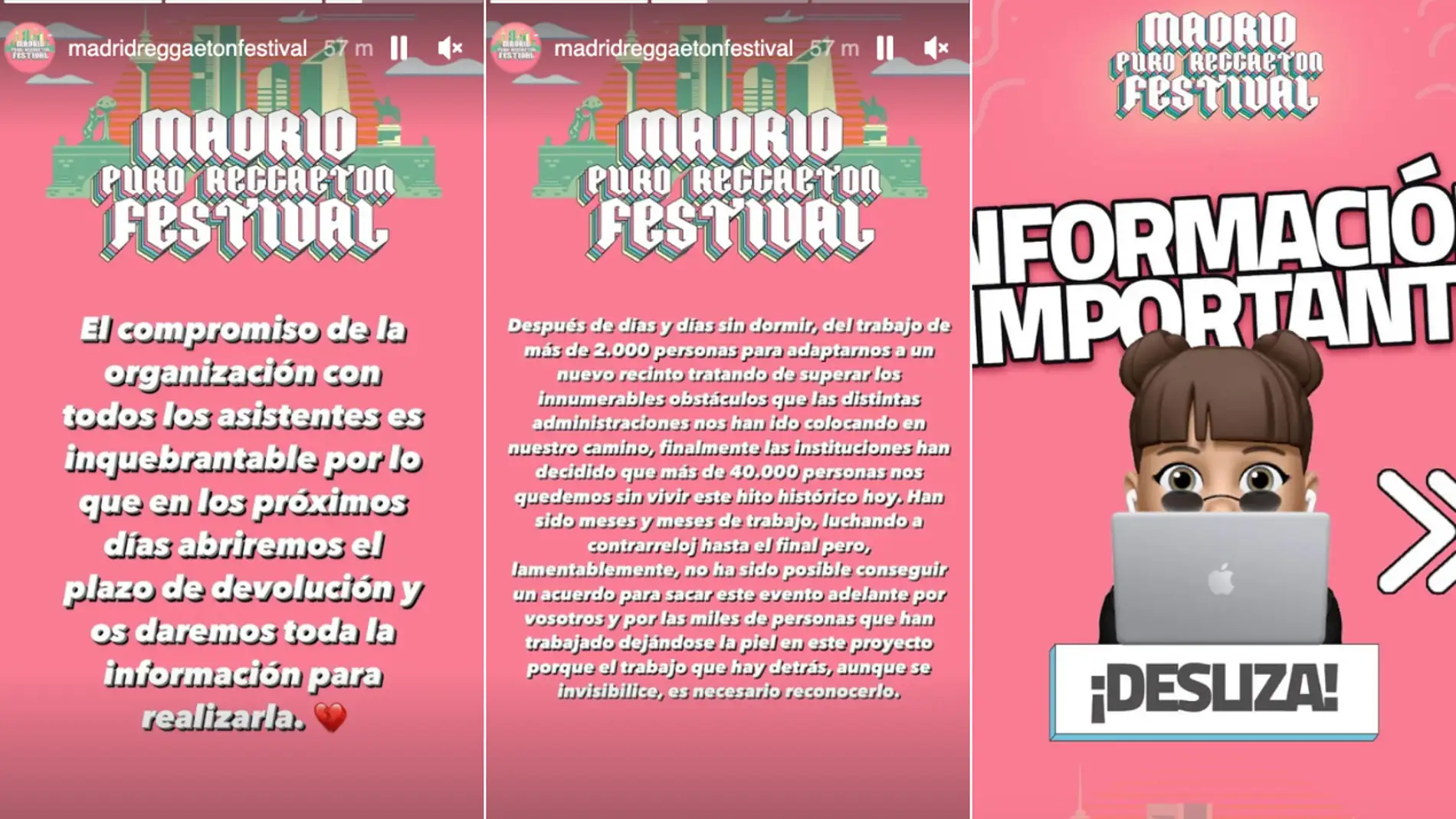 Se cancela definitivamente el Puro Reggaeton Festival: cómo devolver las entradas