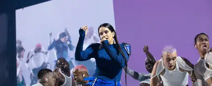 Rosalía, en el concierto del 6 de julio en Almería. Rosalía, en el concierto del 6 de julio en Almería.