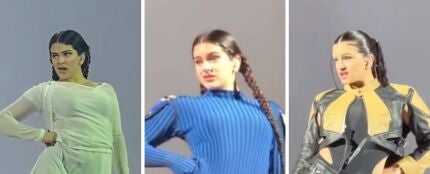 Rosal&iacute;a explica c&oacute;mo surgi&oacute; el gesto de su cara que se ha convertido en meme en el Motomami Tour 