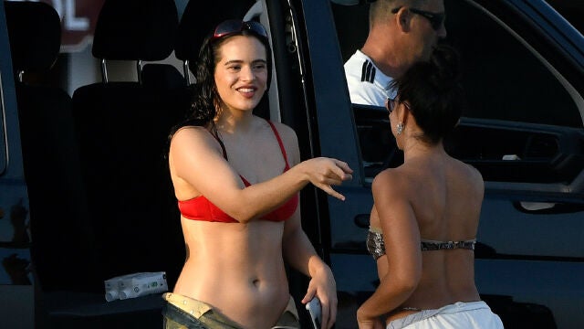 Las fotos de Rosalía en Mallorca rodando el vídeo de Despechá
