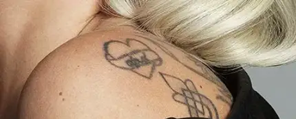 El tatuaje de Lady Gaga El tatuaje de Lady Gaga