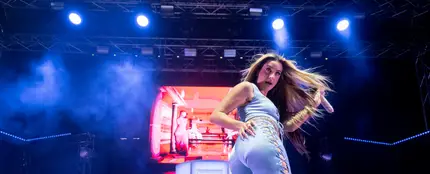 Lola Índigo, en un concierto el 27 de noviembre en Zaragoza. Lola Índigo, en un concierto el 27 de noviembre en Zaragoza.