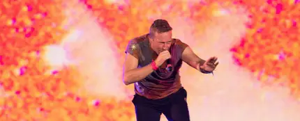 Chris Martin, durante el concierto de Coldplay en Atlanta en junio de 2022. Chris Martin, durante el concierto de Coldplay en Atlanta en junio de 2022.