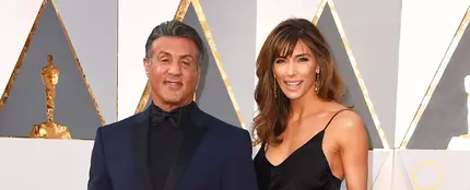 Sylvester Stallone y Jennifer Flavin, en los Oscar de 2016. Sylvester Stallone y Jennifer Flavin, en los Oscar de 2016.
