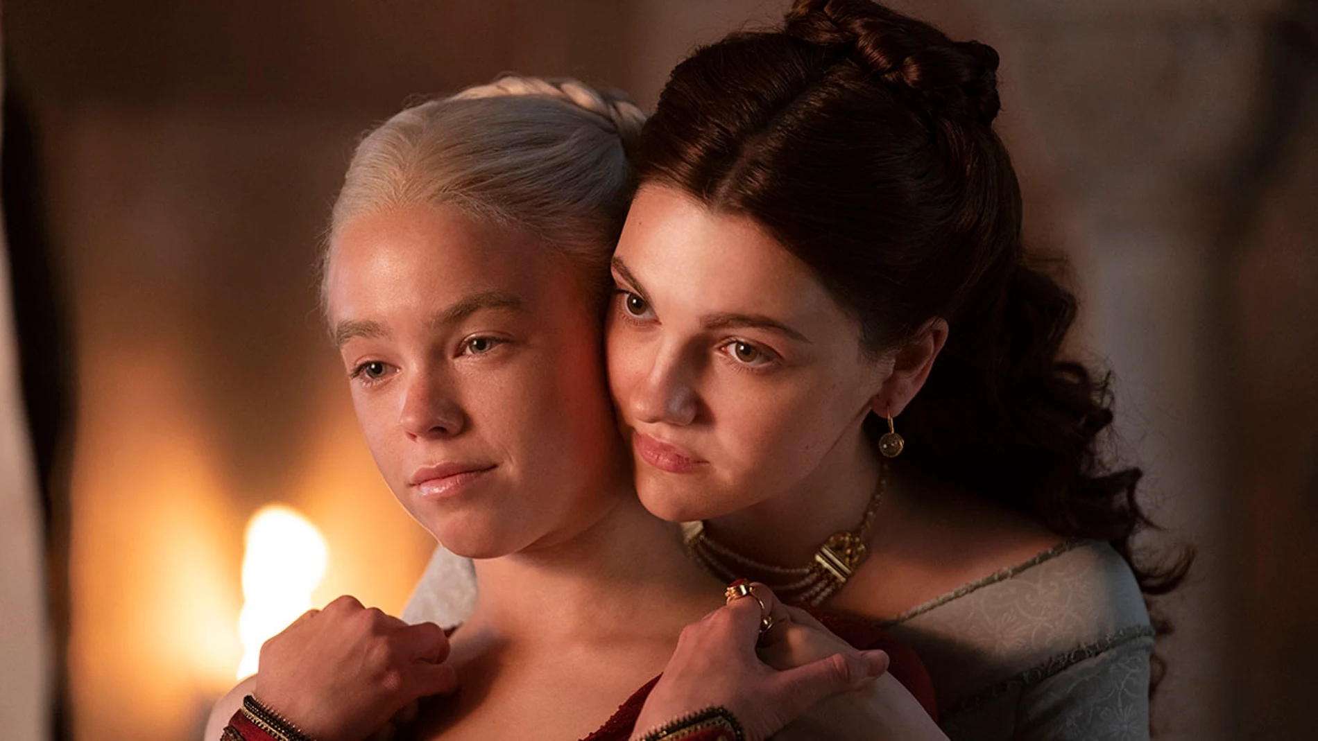 Rhaenyra Targaryen y Alicent Hightower en 'La Casa del Dragón'