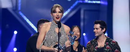 Taylor Swiftt, durante los MTV Video Music Awards 2022. Taylor Swiftt, durante los MTV Video Music Awards 2022.