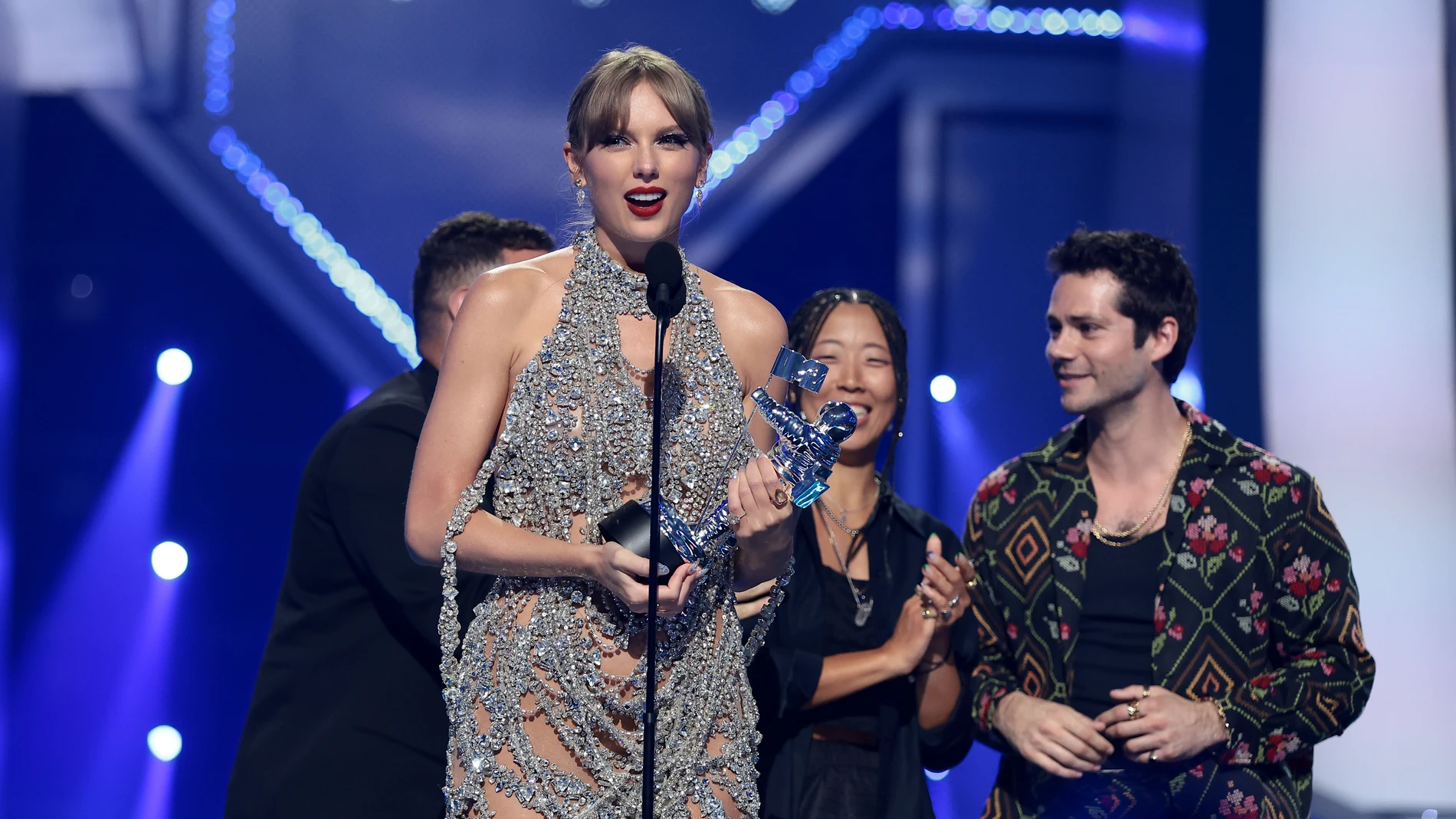 Taylor Swiftt, durante los MTV Video Music Awards 2022.