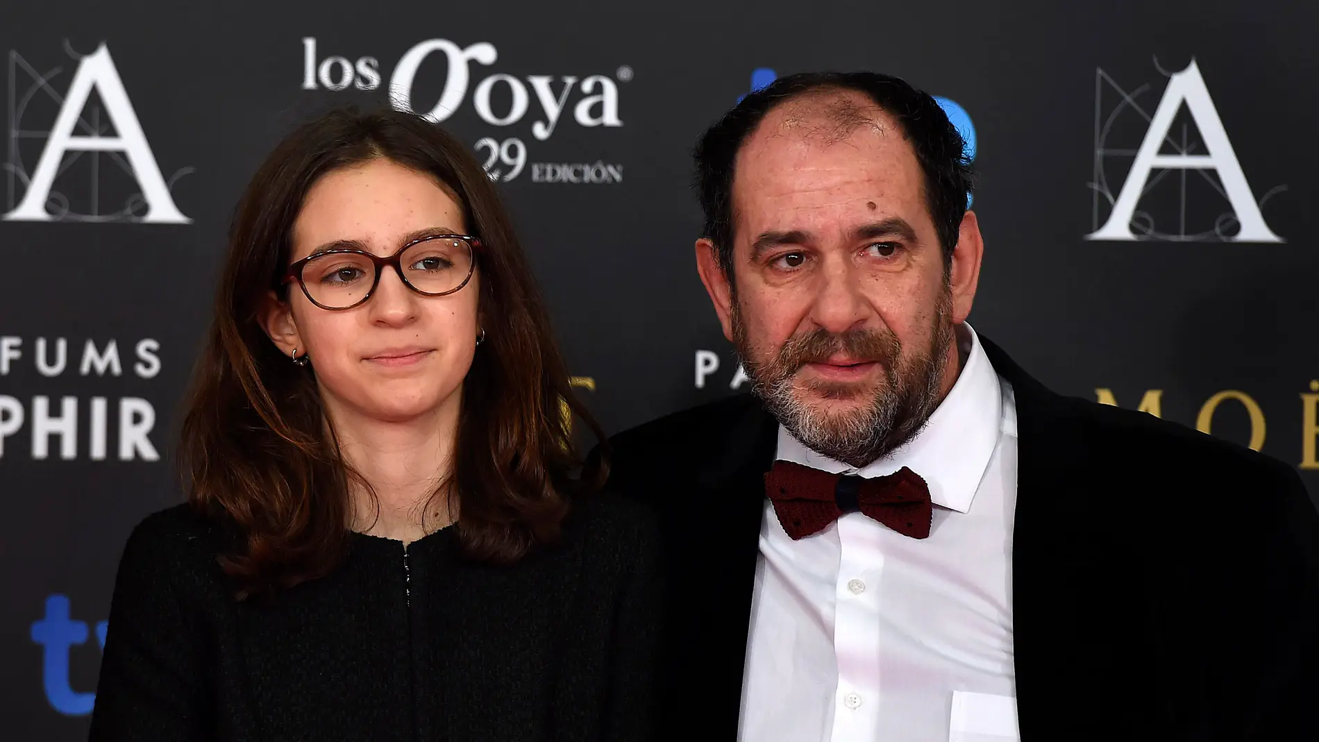 Karra Elejalde y su hija Ainara en los Goya 2015.