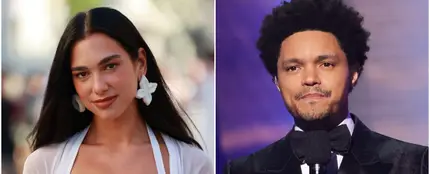 Dua Lipa y Trevor Noah Dua Lipa y Trevor Noah