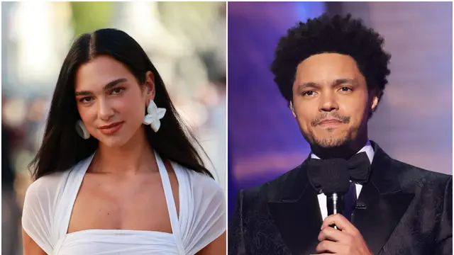 Dua Lipa y Trevor Noah