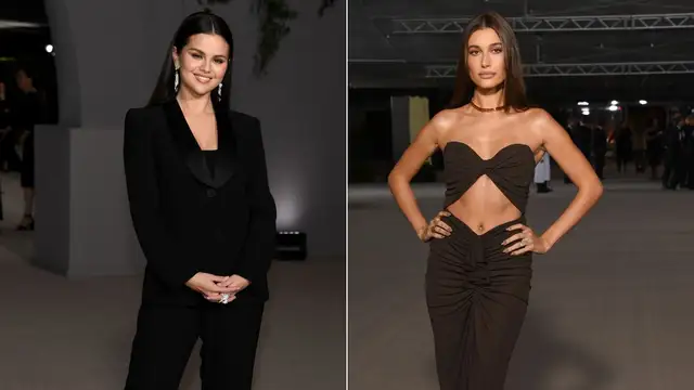 Selena Gomez y Hailey, en la Museum Academy Gala.
