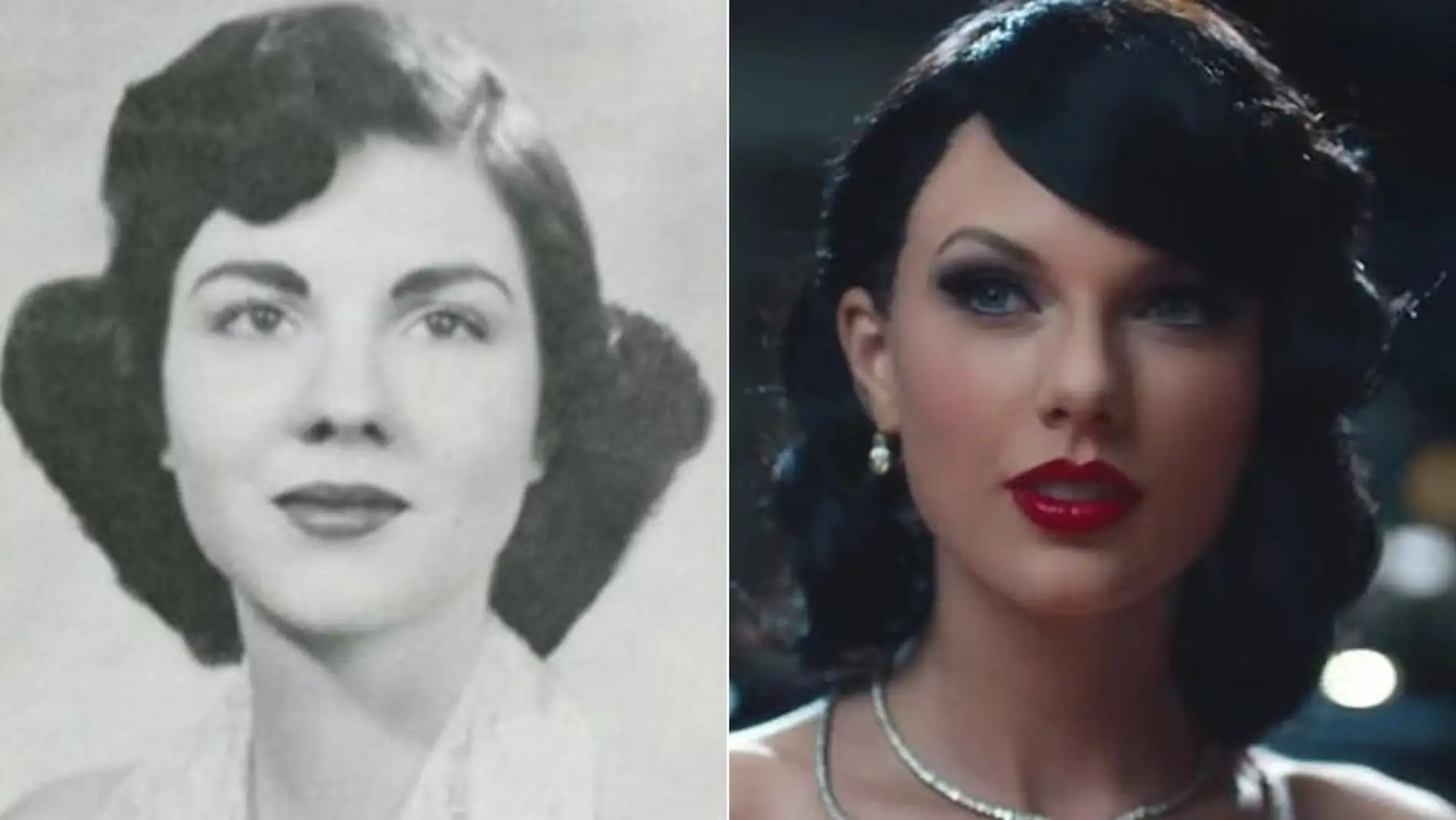 Marjorie, la abuela de Taylor Swift, igual que ella en el vídeo de Wild Dreams