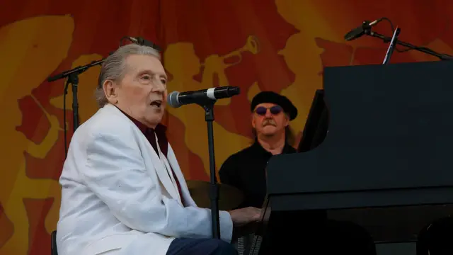 Jerry Lee Lewis, en una actuación en 2015.