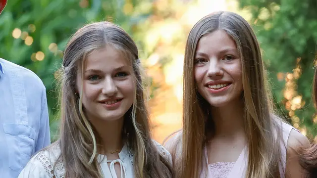 La princesa Leonor y la infanta Sofía