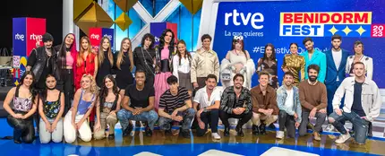 Los 18 candidatos del Benidorm Fest 2023. Los 18 candidatos del Benidorm Fest 2023.