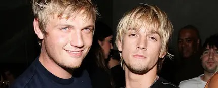 Los hermanos Nick Carter y Aaron Carter Los hermanos Nick Carter y Aaron Carter