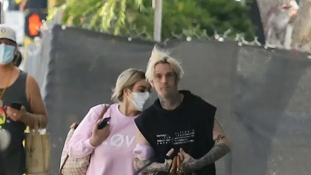 Aaron Carter y Melanie Martin