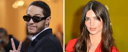 Pete Davidson y Emily Ratajkowski Pete Davidson y Emily Ratajkowski