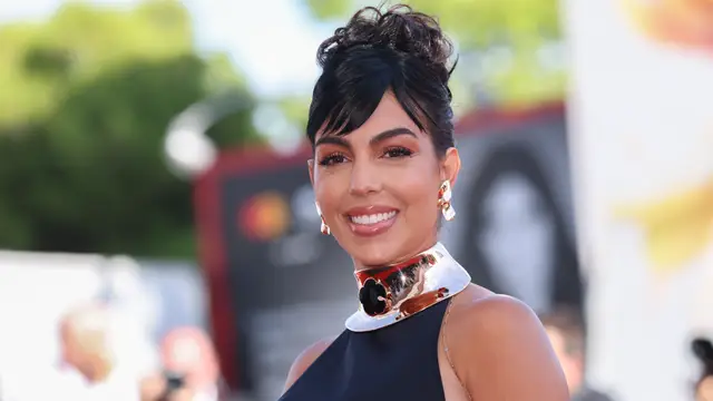 Georgina Rodríguez, en la alfombra roja del festival de Cannes 2022.