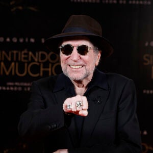 Joaqu&iacute;n Sabina, en la presentaci&oacute;n del documental 'Sinti&eacute;ndolo mucho'