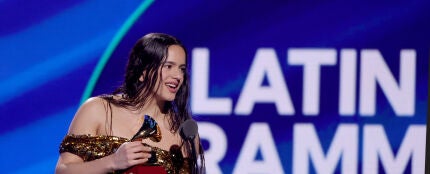 Rosalía, durante la ceremonia de entrega de los premios Latin Grammy 2022.