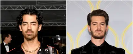 Joe Jonas y Andrew Garfield Joe Jonas y Andrew Garfield