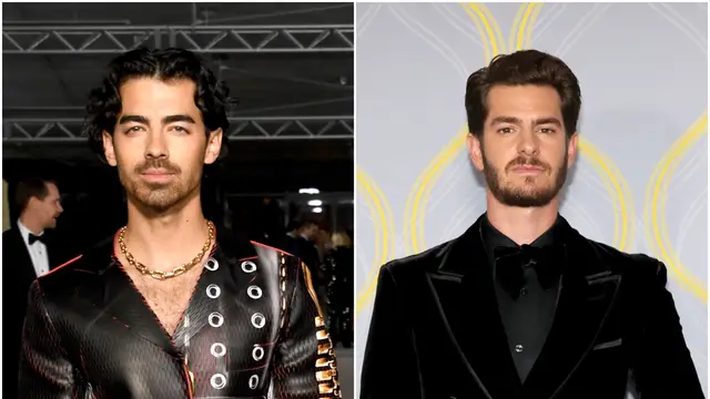 Joe Jonas y Andrew Garfield