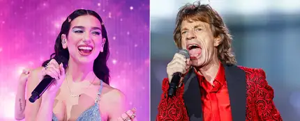 Dua Lipa y Mick Jagger Dua Lipa y Mick Jagger