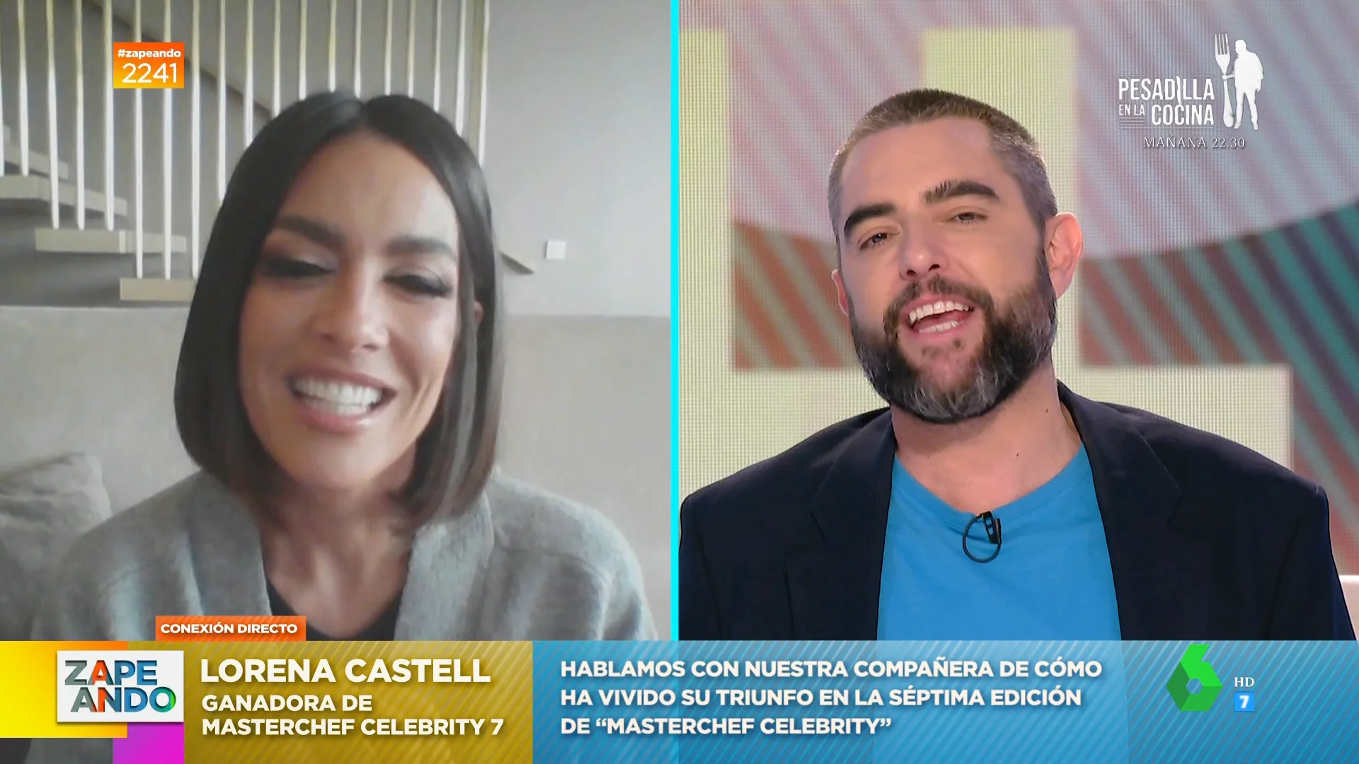Lorena Castell en Zapeando