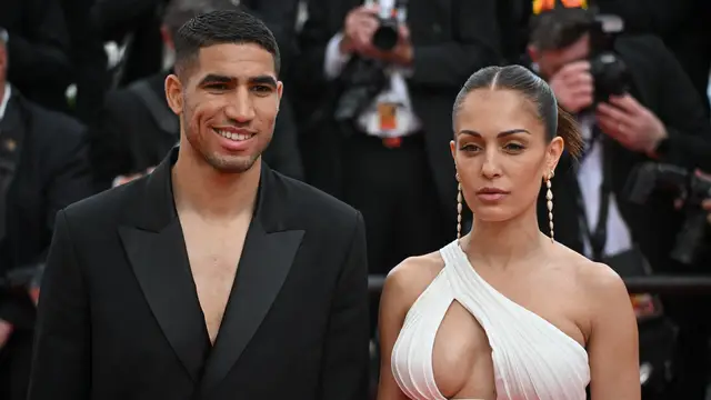 Hiba Abouk y Achraf Hakimi