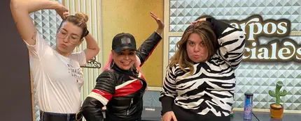 Eva Soriano con Lorna y Lala Chus en 'Cuerpos especiales'. Eva Soriano con Lorna y Lala Chus en 'Cuerpos especiales'.