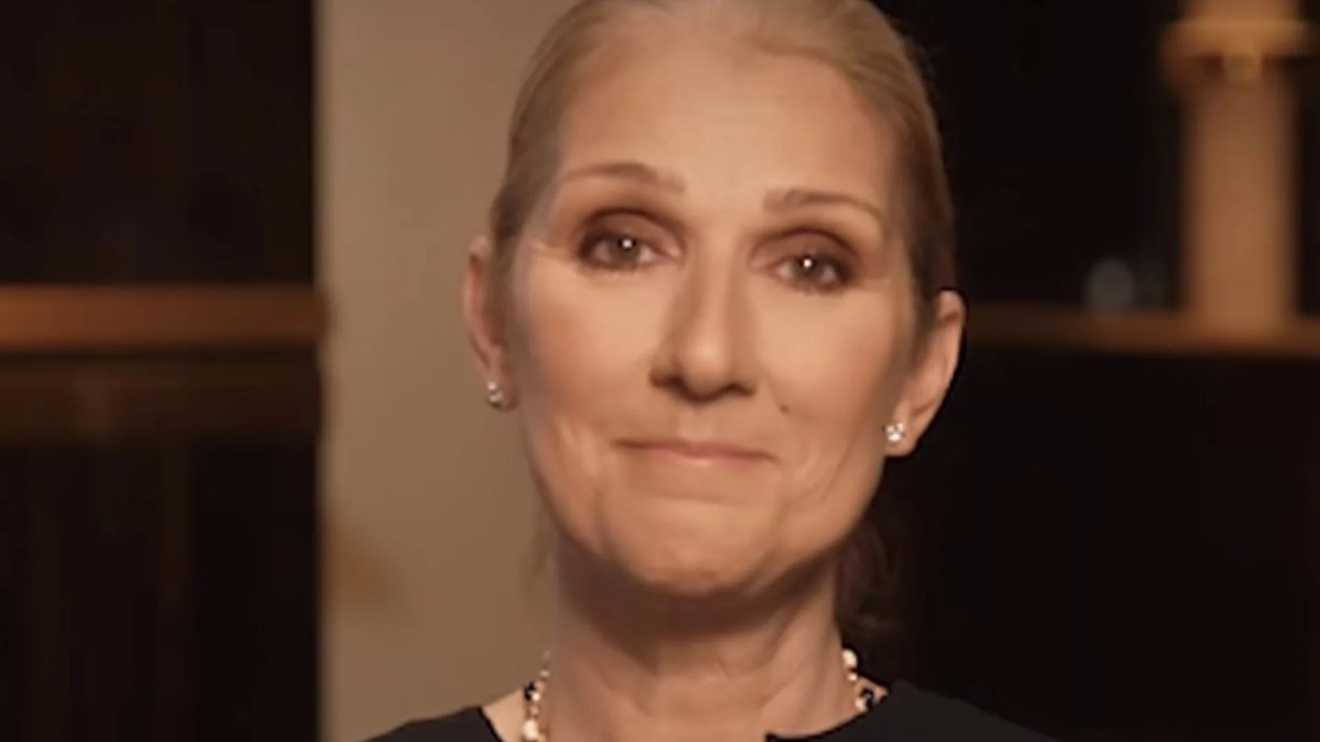 Una imagen de Céline Dion en el vídeo publicado en redes para anunciar su diagnótsico.