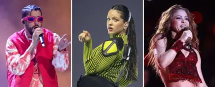Bad Bunny, Rosalía y Shakira Bad Bunny, Rosalía y Shakira