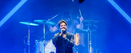 Manuel Carrasco, en el concierto del 11 de junio de 2022 en Isla Cristina (Huelva).