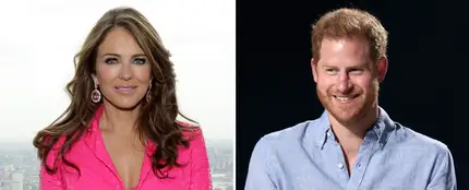 Elizabeth Hurley y el príncipe Harry Elizabeth Hurley y el príncipe Harry