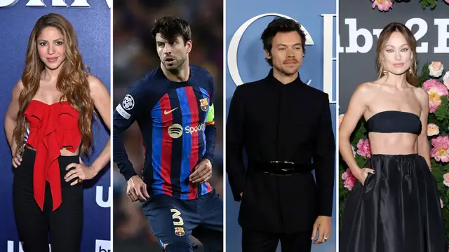 Las rupturas más sonadas de 2022: de la de Shakira y Piqué a la de Harry Styles y Olivia Wilde