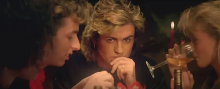 George Michael en el vídeo de 'Last Christmas' de Wham! George Michael en el vídeo de 'Last Christmas' de Wham!