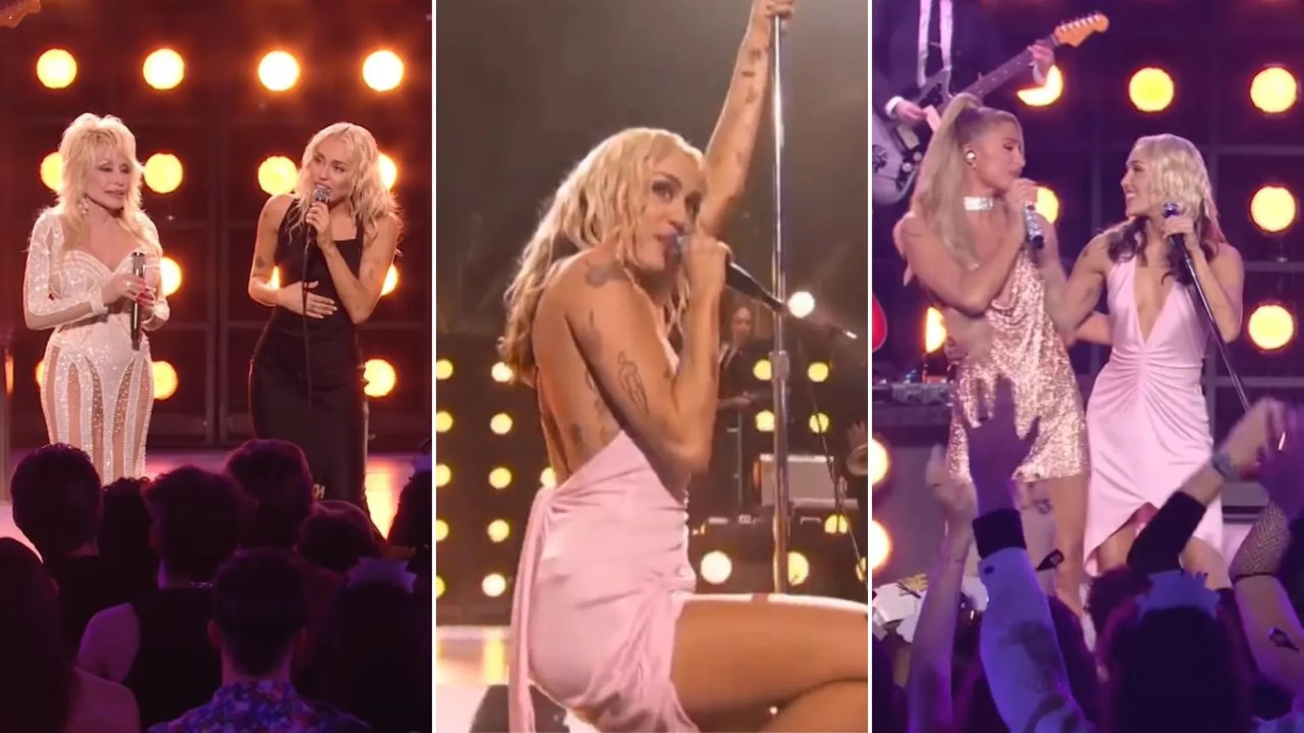 Así ha sido el concierto especial de Miley Cyrus por Fin de Año: Dolly Parton, Paris Hilton, Sia y mucho más